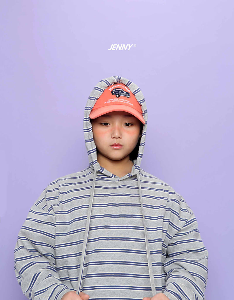Jenny Basic - Korean Children Fashion - #todddlerfashion - Stripe Hoodie 4-7 - 4