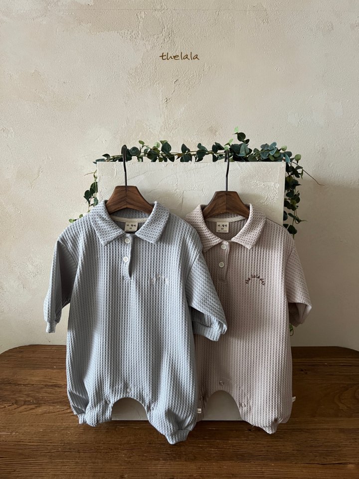 Lala - Korean Baby Fashion - #babyboutique - Waffle Bread Suit - 3