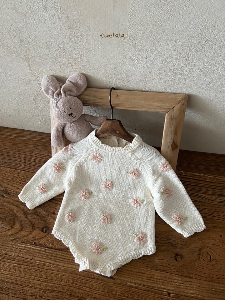 Lala - Korean Baby Fashion - #babyboutiqueclothing - Pink Flower Suit - 2