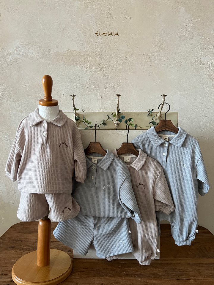 Lala - Korean Baby Fashion - #babyfashion - Waffle Bread Suit - 6
