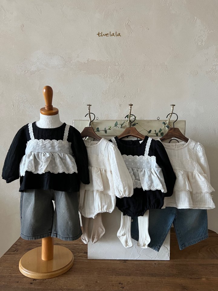 Lala - Korean Baby Fashion - #babyfever - Black Bean Suit - 2