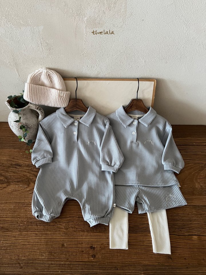 Lala - Korean Baby Fashion - #babylifestyle - Waffle Bread Suit - 9
