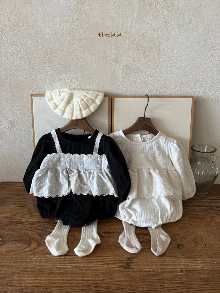 Lala - Korean Baby Fashion - #babyoninstagram - Black Bean Suit - 5