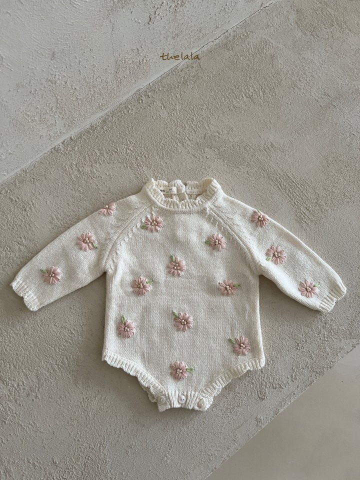 Lala - Korean Baby Fashion - #babyoutfit - Pink Flower Suit - 10