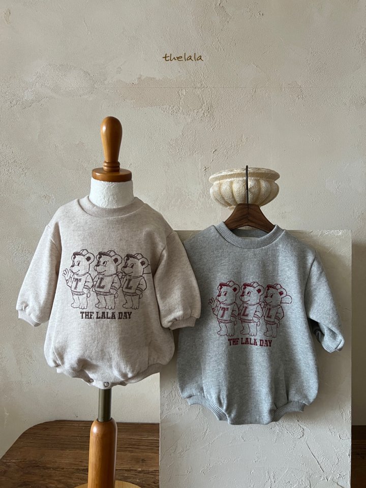Lala - Korean Baby Fashion - #babyoutfit - Three Bear Suit - 3