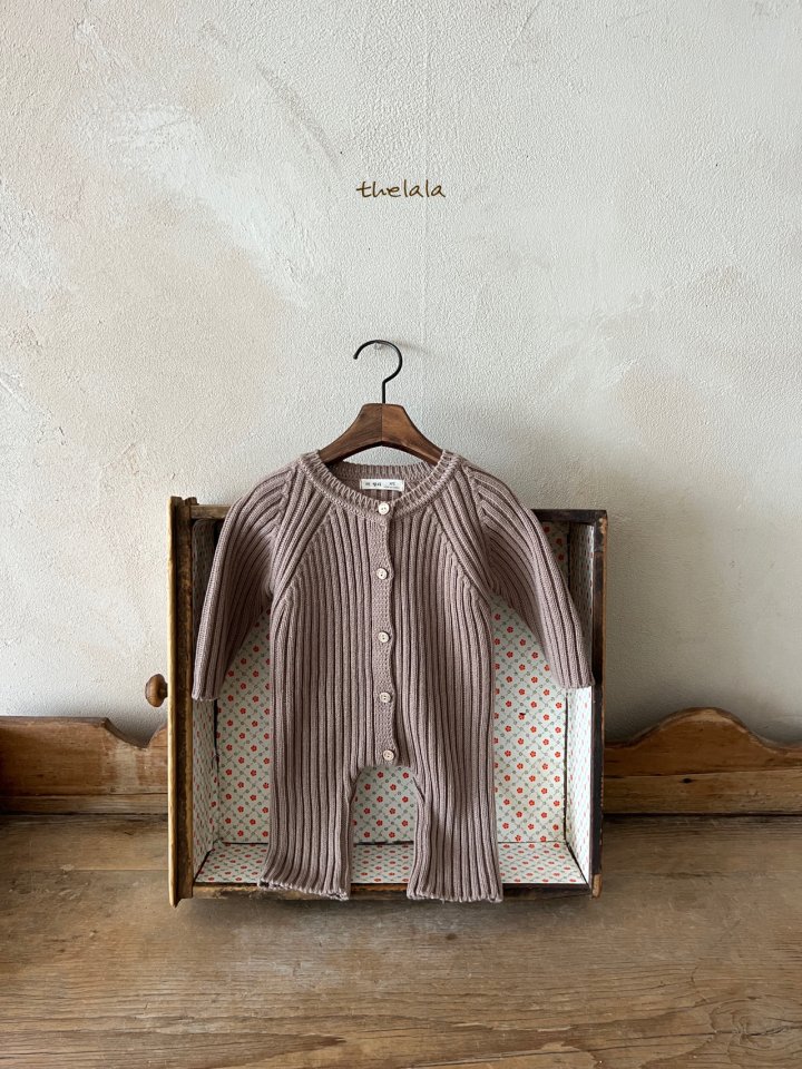 Lala - Korean Baby Fashion - #babywear - Open Knit Suit - 7