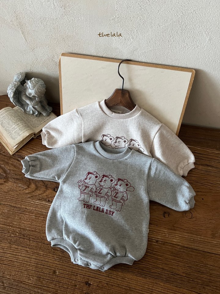 Lala - Korean Baby Fashion - #babywear - Three Bear Suit - 5