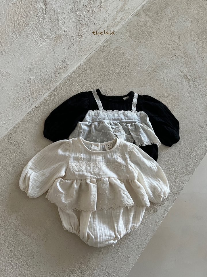 Lala - Korean Baby Fashion - #onlinebabyboutique - Black Bean Suit - 10