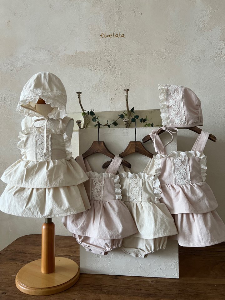Lala - Korean Baby Fashion - #onlinebabyshop - Dori Suspenders Suit - 6
