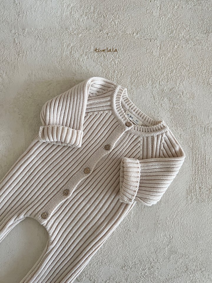 Lala - Korean Baby Fashion - #onlinebabyshop - Open Knit Suit - 9