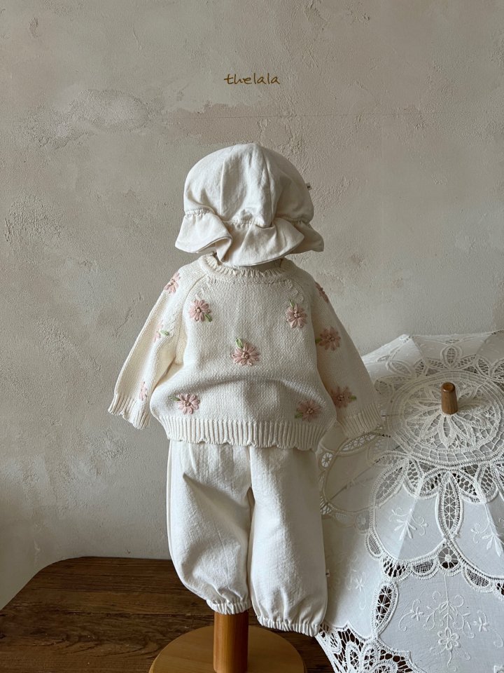 Lala - Korean Children Fashion - #designkidswear - Pink Flower Tee - 2