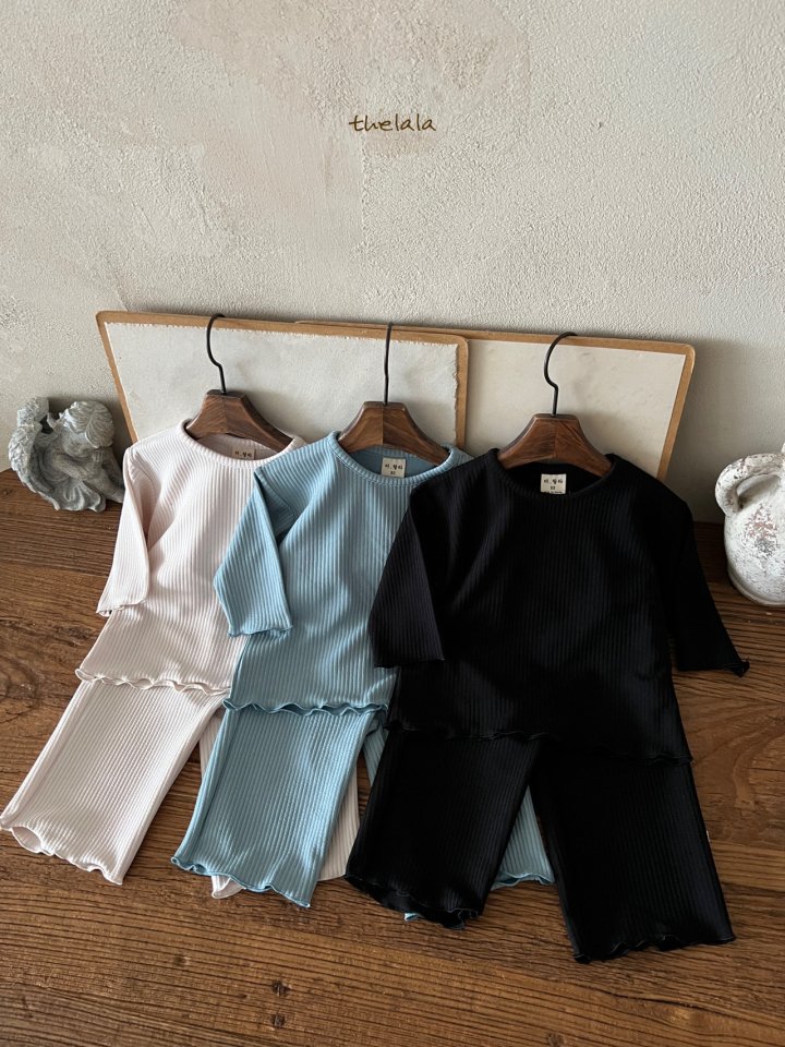 Lala - Korean Children Fashion - #designkidswear - Suntory Top Bottom Set