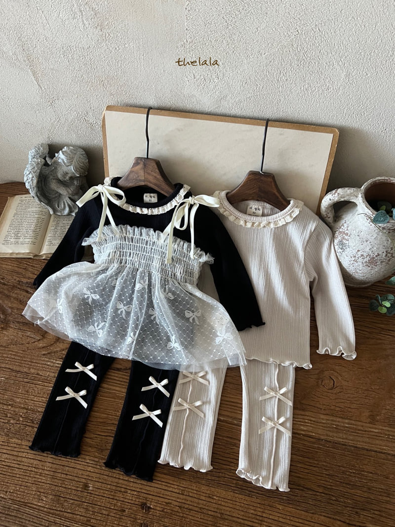 Lala - Korean Children Fashion - #kidsstore - Ribbon Bustier - 12