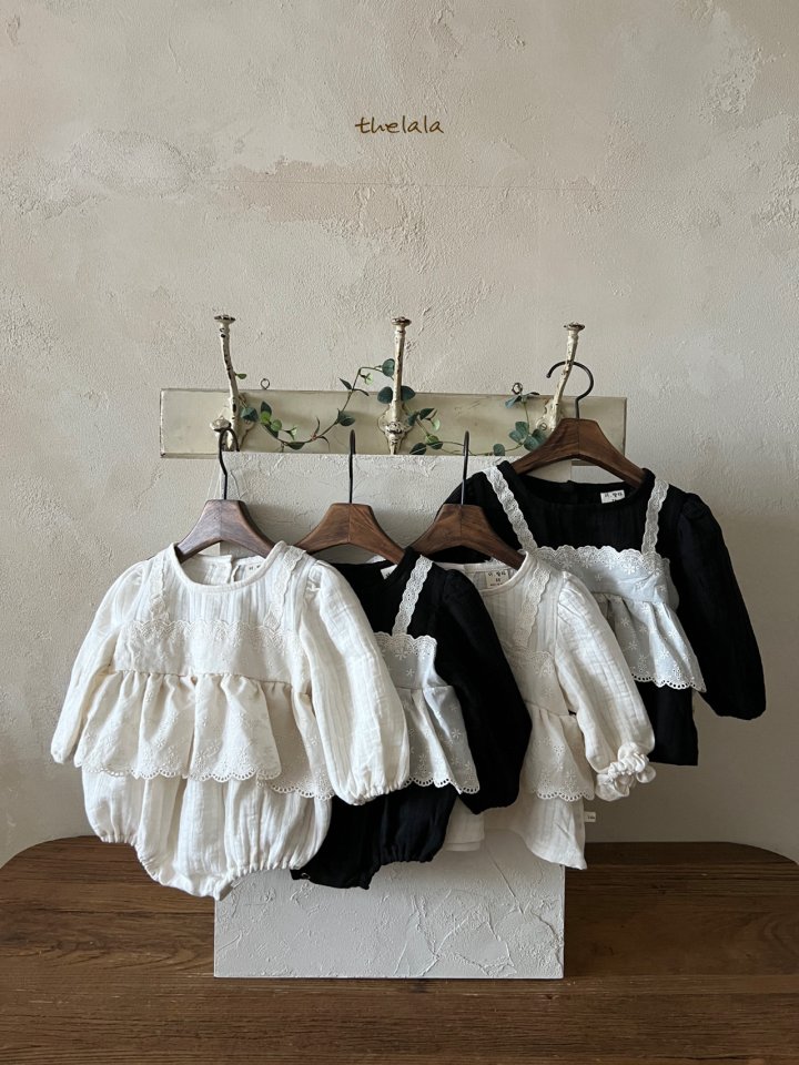 Lala - Korean Children Fashion - #kidsshorts - Black Bean Blouse - 4