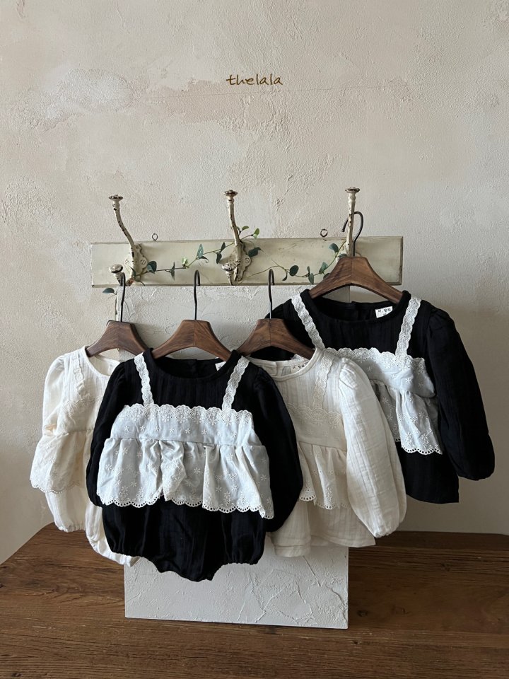 Lala - Korean Children Fashion - #kidzfashiontrend - Black Bean Blouse - 5
