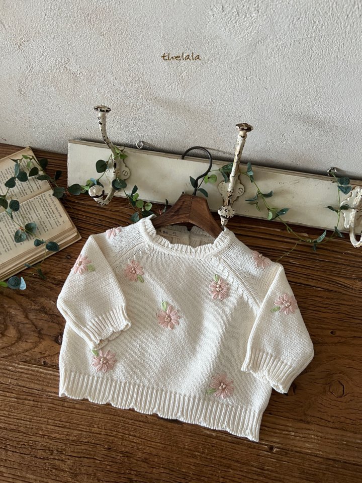 Lala - Korean Children Fashion - #littlefashionista - Pink Flower Tee - 9
