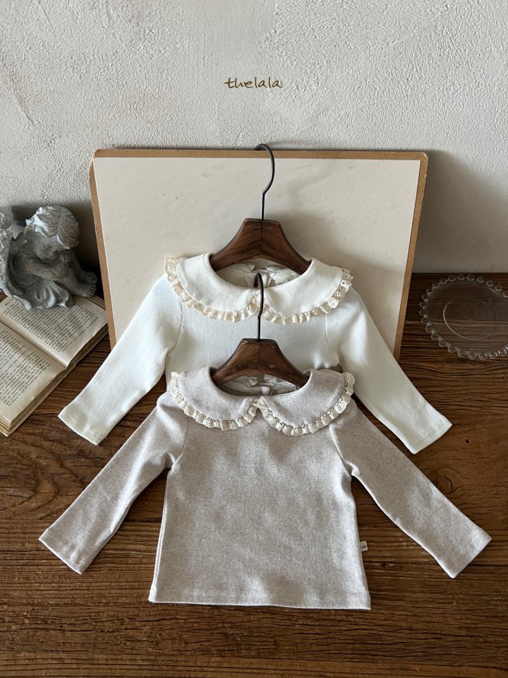 Lala - Korean Children Fashion - #littlefashionista - Morning Collar Tee
