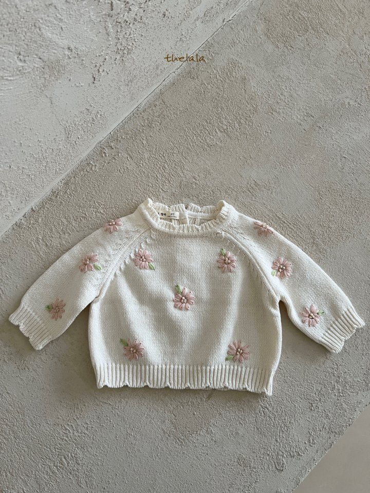 Lala - Korean Children Fashion - #magicofchildhood - Pink Flower Tee - 10