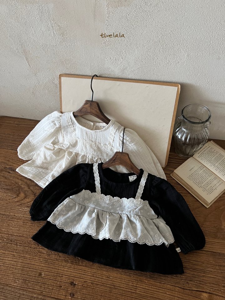 Lala - Korean Children Fashion - #magicofchildhood - Black Bean Blouse - 8