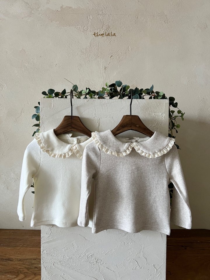 Lala - Korean Children Fashion - #magicofchildhood - Morning Collar Tee - 2