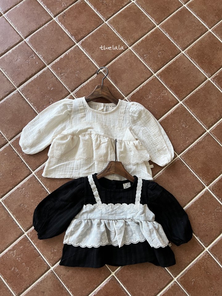 Lala - Korean Children Fashion - #minifashionista - Black Bean Blouse - 9