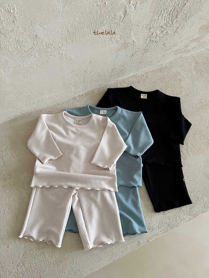 Lala - Korean Children Fashion - #minifashionista - Suntory Top Bottom Set - 10