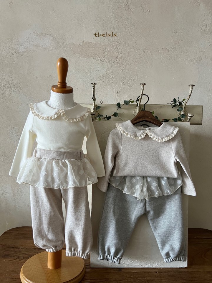 Lala - Korean Children Fashion - #minifashionista - Morning Collar Tee - 3