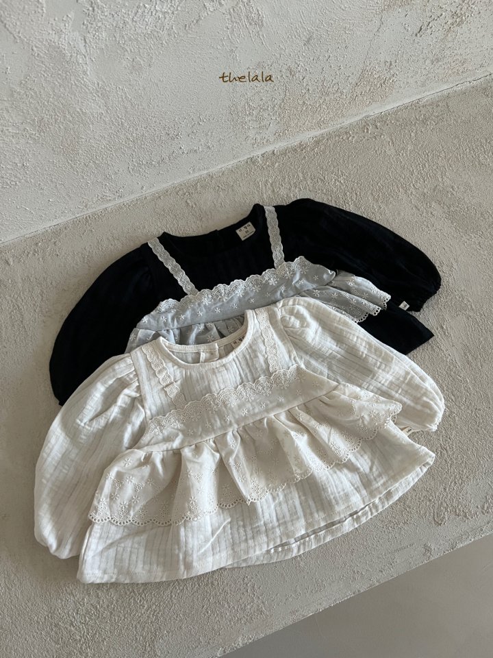 Lala - Korean Children Fashion - #prettylittlegirls - Black Bean Blouse - 10
