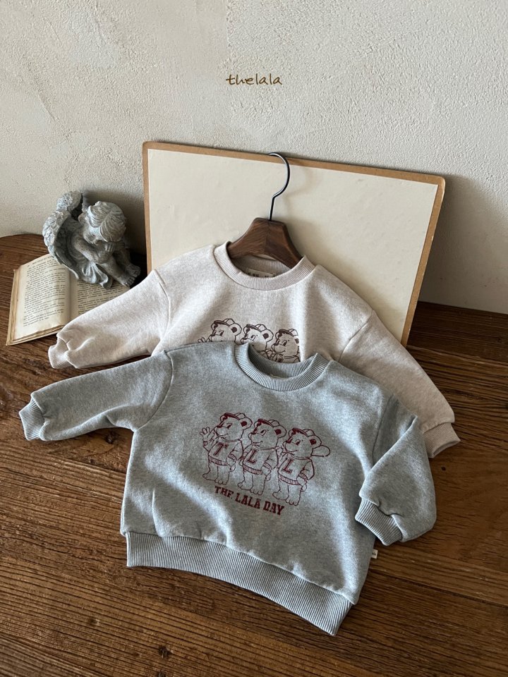 Lala - Korean Children Fashion - #prettylittlegirls - Three Bear Sweatshirts - 5