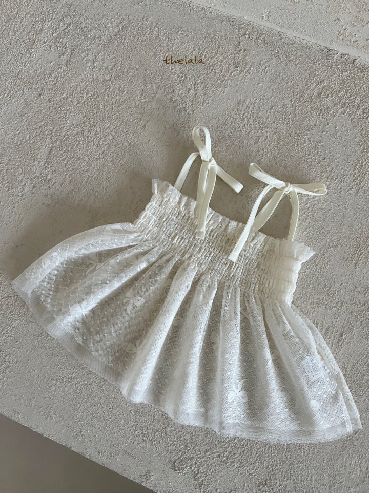 Lala - Korean Children Fashion - #stylishchildhood - Ribbon Bustier - 5