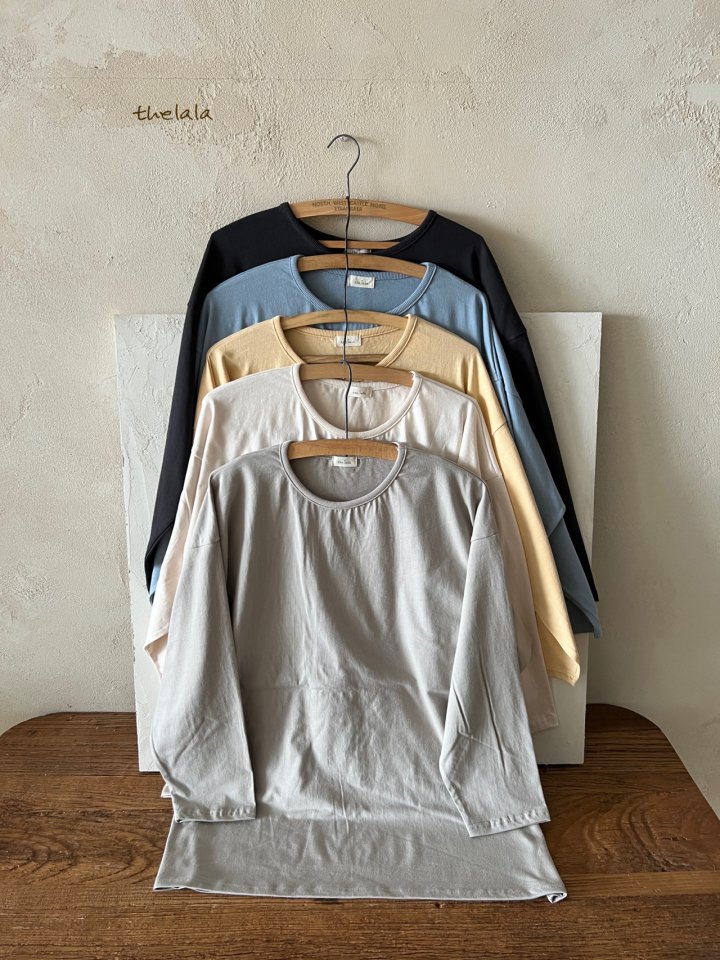 Lala - Korean Women Fashion - #pursuepretty - Mom Crayon Tee - 7