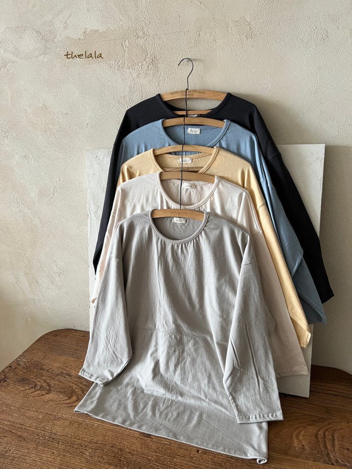 Lala - Korean Women Fashion - #restrostyle - Mom Crayon Tee - 8