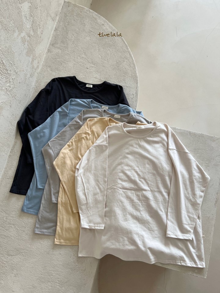 Lala - Korean Women Fashion - #romanticstyle - Mom Crayon Tee - 9