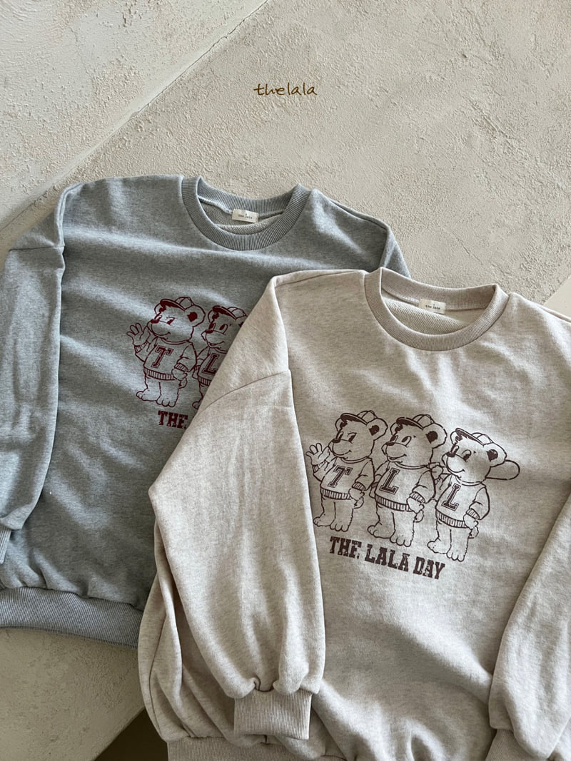 Lala - Korean Women Fashion - #womensfashion - MOM Three Bear Sweatshirts - 11