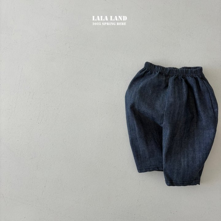 Lalaland - Korean Baby Fashion - #babyboutique - Bebe Pocket Denim Pants  - 5
