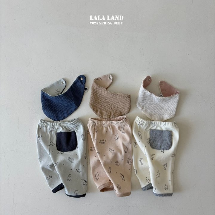 Lalaland - Korean Baby Fashion - #babyboutique - Bebe Petit Dino Bib  - 10
