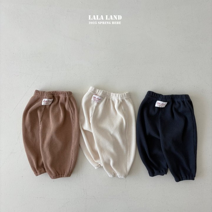 Lalaland - Korean Baby Fashion - #babyboutique - Bebe Waffle Pants