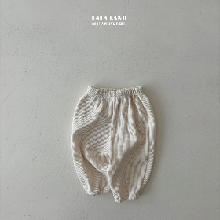 Lalaland - Korean Baby Fashion - #babyboutiqueclothing - Bebe Waffle Pants - 2