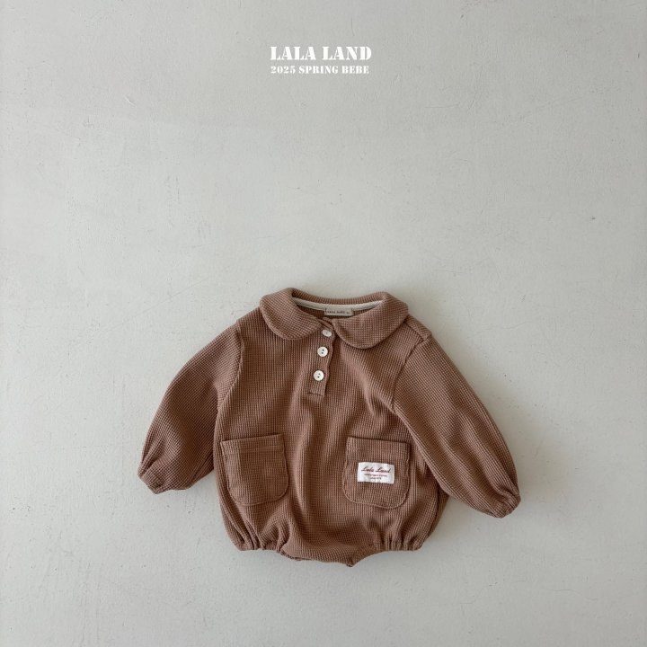 Lalaland - Korean Baby Fashion - #babyboutiqueclothing - Bebe Waffle Collar Suit
