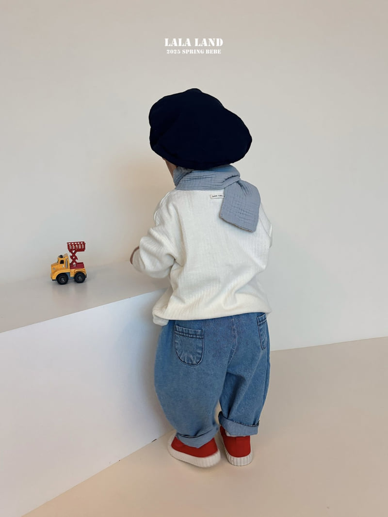 Lalaland - Korean Baby Fashion - #babyboutiqueclothing - Bebe Eyelet Stitch Tee - 10