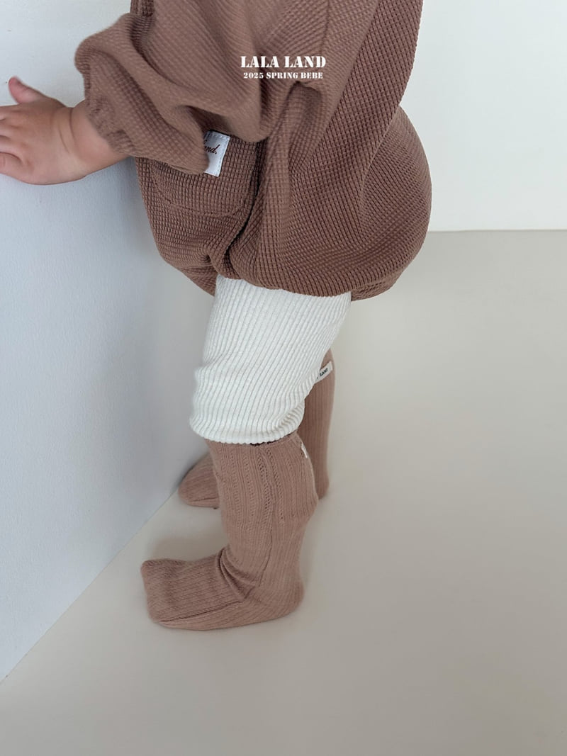 Lalaland - Korean Baby Fashion - #babyclothing - Bebe Chewy Ribbed Leggings - 10