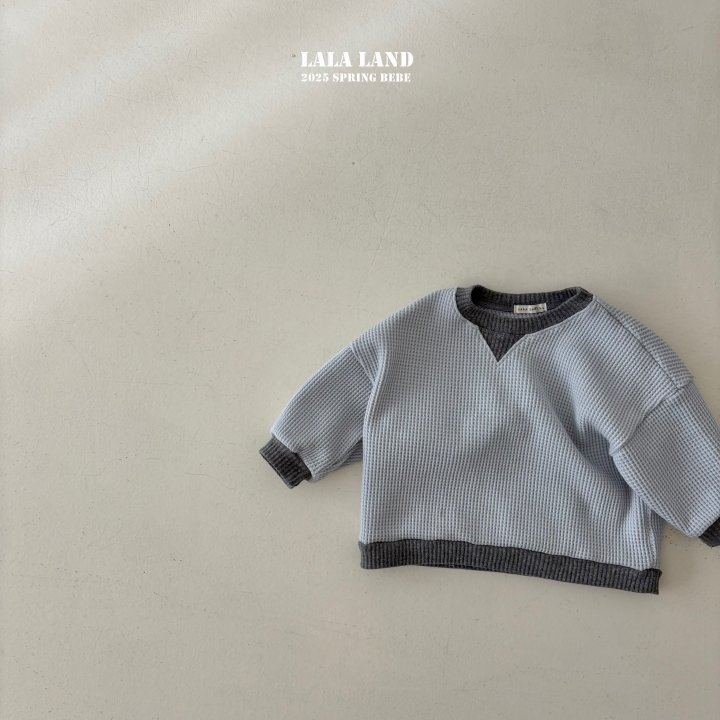 Lalaland - Korean Baby Fashion - #babyclothing - Bebe Triangle Waffle Sweatshirts - 6