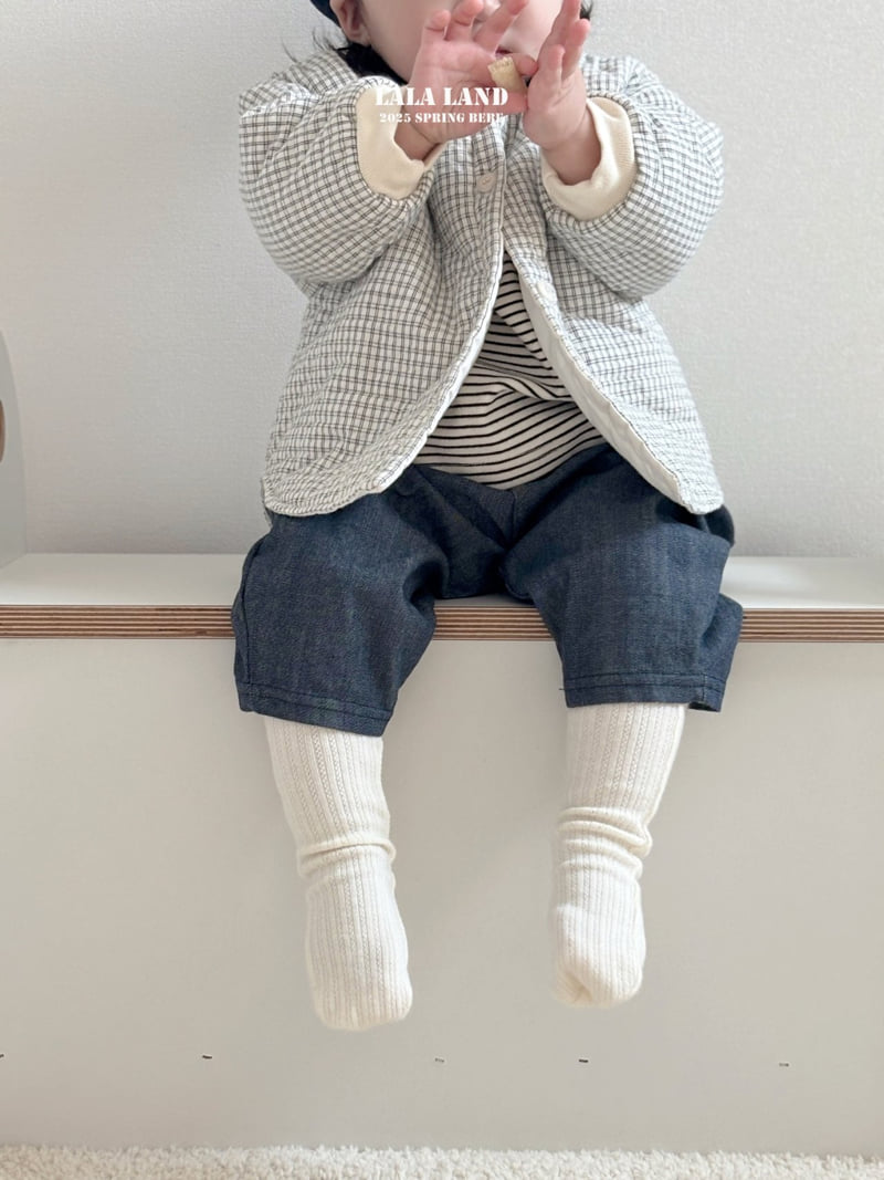 Lalaland - Korean Baby Fashion - #babyfashion - Bebe Pocket Denim Pants  - 8