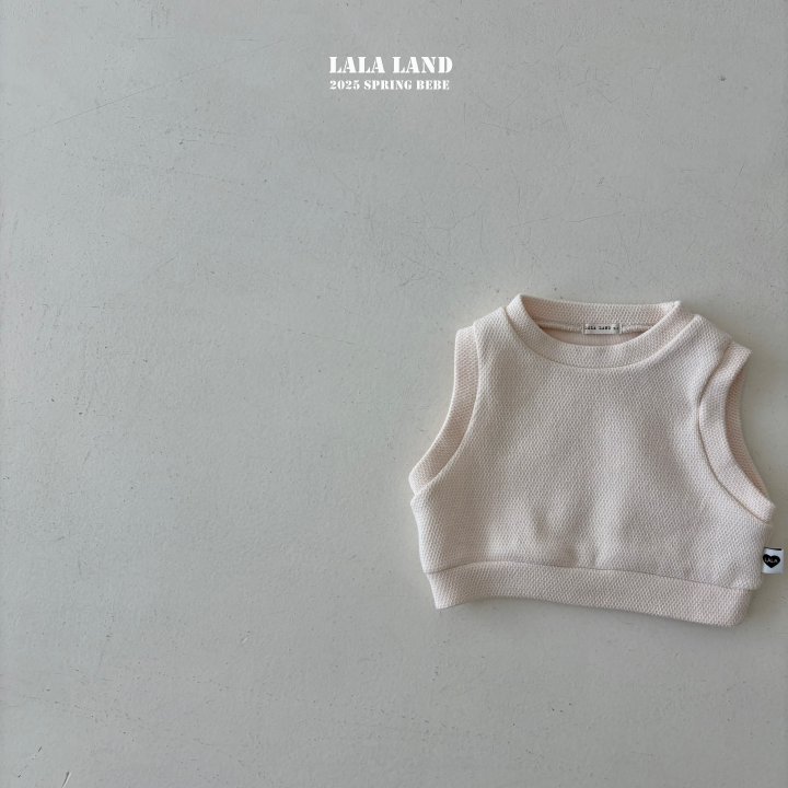 Lalaland - Korean Baby Fashion - #babyfashion - Bebe Spring Knit Vest - 3