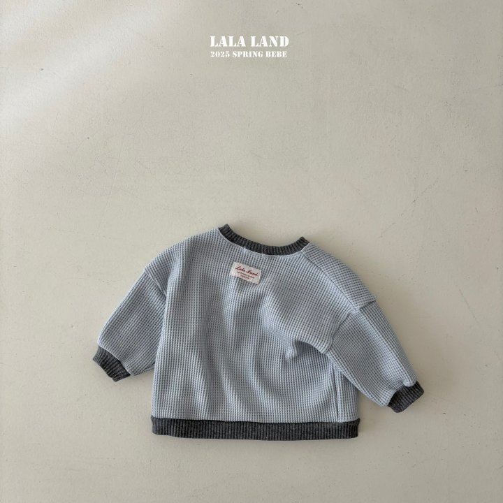 Lalaland - Korean Baby Fashion - #babyfever - Bebe Triangle Waffle Sweatshirts - 8