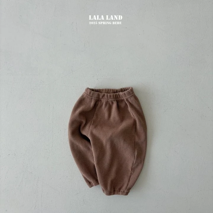 Lalaland - Korean Baby Fashion - #babyfever - Bebe Waffle Pants - 5