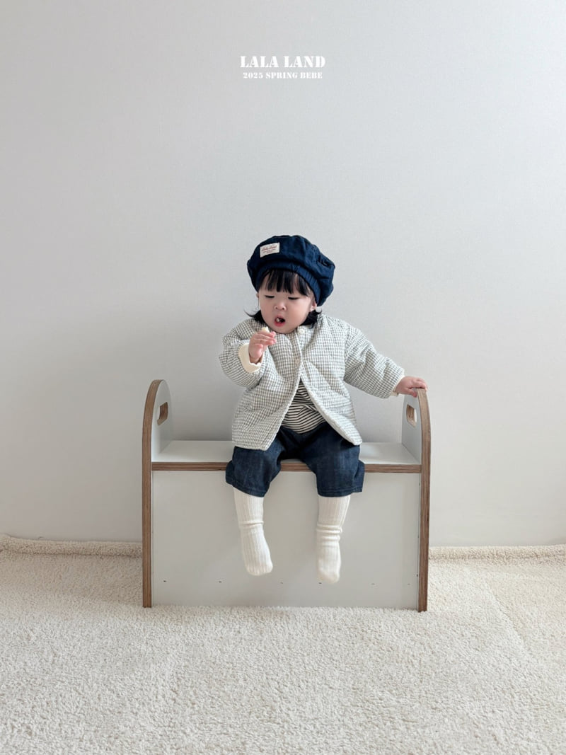 Lalaland - Korean Baby Fashion - #babygirlfashion - Bebe Cheese Peach Jumper - 10