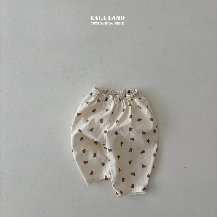 Lalaland - Korean Baby Fashion - #babygirlfashion - Bebe Bear Body Pants - 2