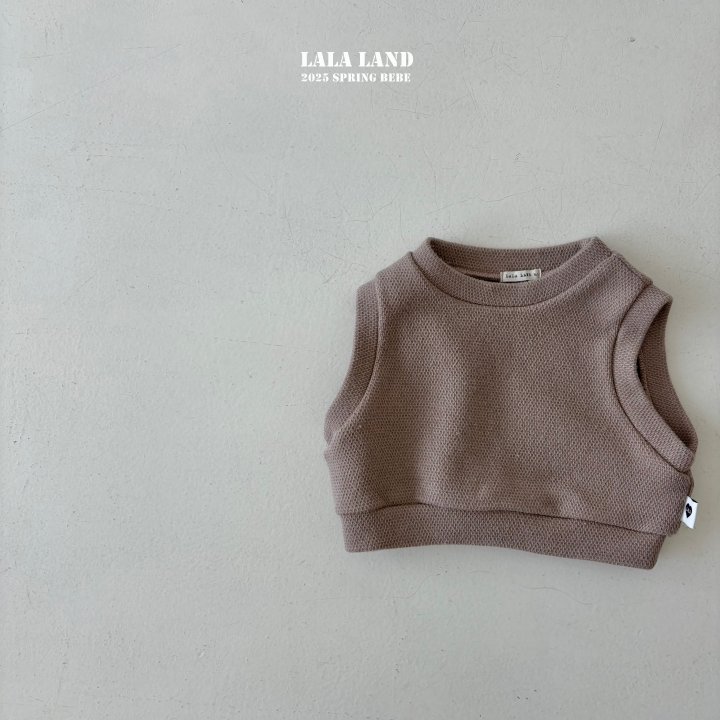 Lalaland - Korean Baby Fashion - #babylifestyle - Bebe Spring Knit Vest - 6