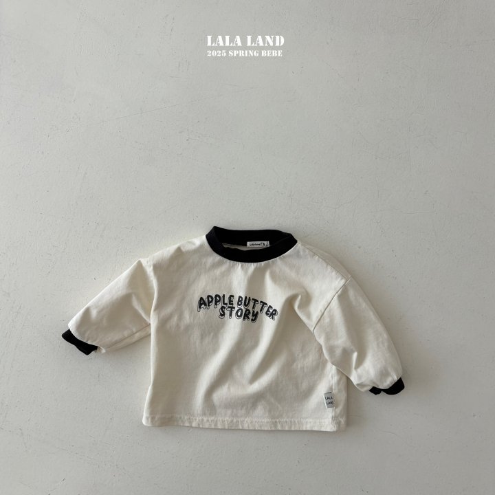 Lalaland - Korean Baby Fashion - #babylifestyle - Bebe Apple Butter Raglan Tee